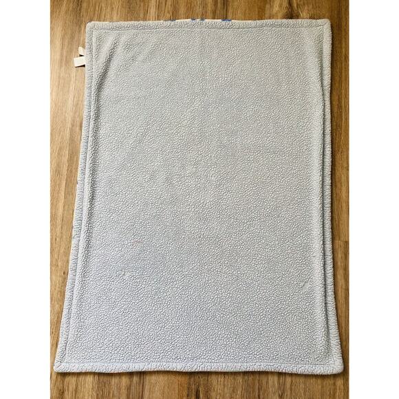 HB Hudson Baby Blue Green Yellow Sherpa Chevron Zig Zag Blanket Bay Stripe Teal - Picture 9 of 11